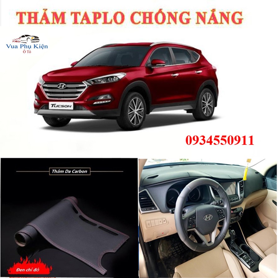 Thảm phủ taplo da PU XPANDER-KIA MORNING- VIOS- ACCENT-ALANTRA- TUCSON-MAZDA-I10- FORTUNER dập vân cacbon