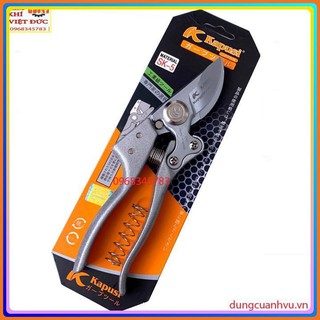 Kéo cắt cành cây, kéo tỉa cây cảnh cây ăn quả Kapusi thép Sk5 siêu Sắc