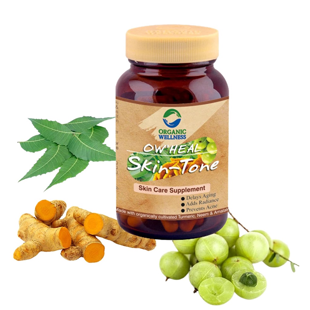 Viên uống hữu cơ giúp đẹp da, giảm mụn, giảm sắc tố - Organic Wellness Skin Tone