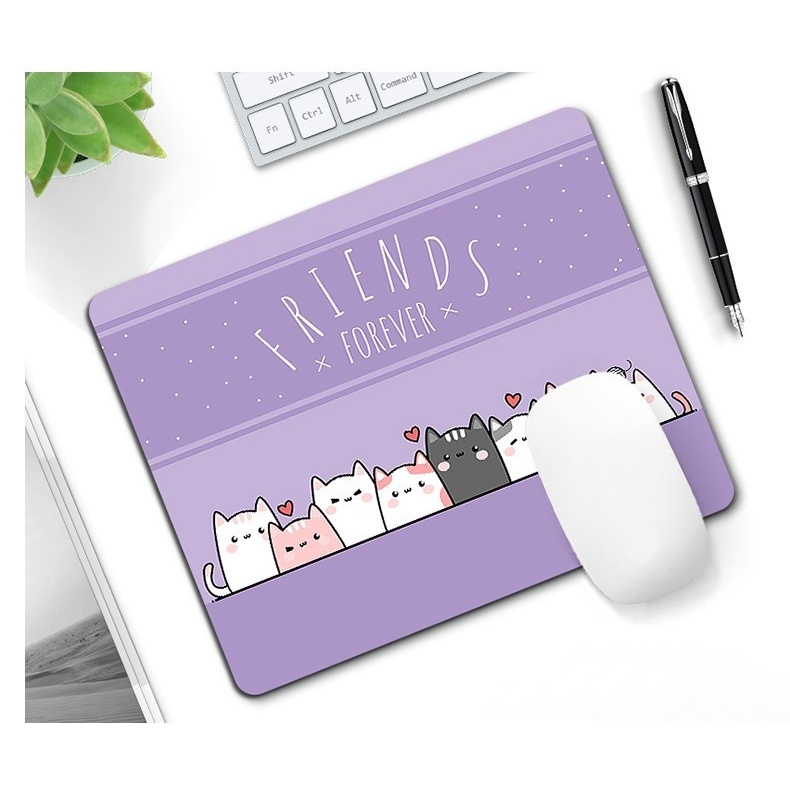 Miếng lót chuột hoạt hình siêu dễ thương 26x21 cm vải dày dặn mềm mượt với nhiều mẫu tự chọn 2021