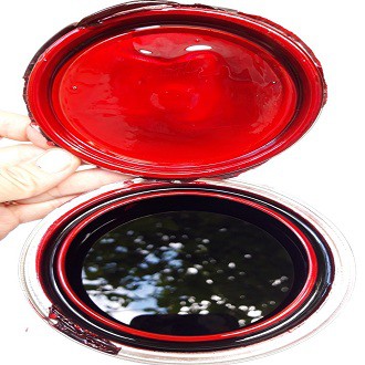 Màu đỏ trong Candy 96 sơn ô tô xe máy đóng chai 100gr  hệ màu chuẩn, cho xe máy, ô tô đẹp sang trọng, sắc nét