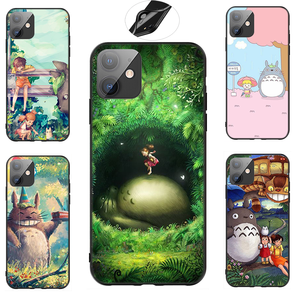 iPhone XR X Xs Max 7 8 6s 6 Plus 7+ 8+ 5 5s SE 2020 Casing Soft Case 93LU My Neighbor Totoro mobile phone case