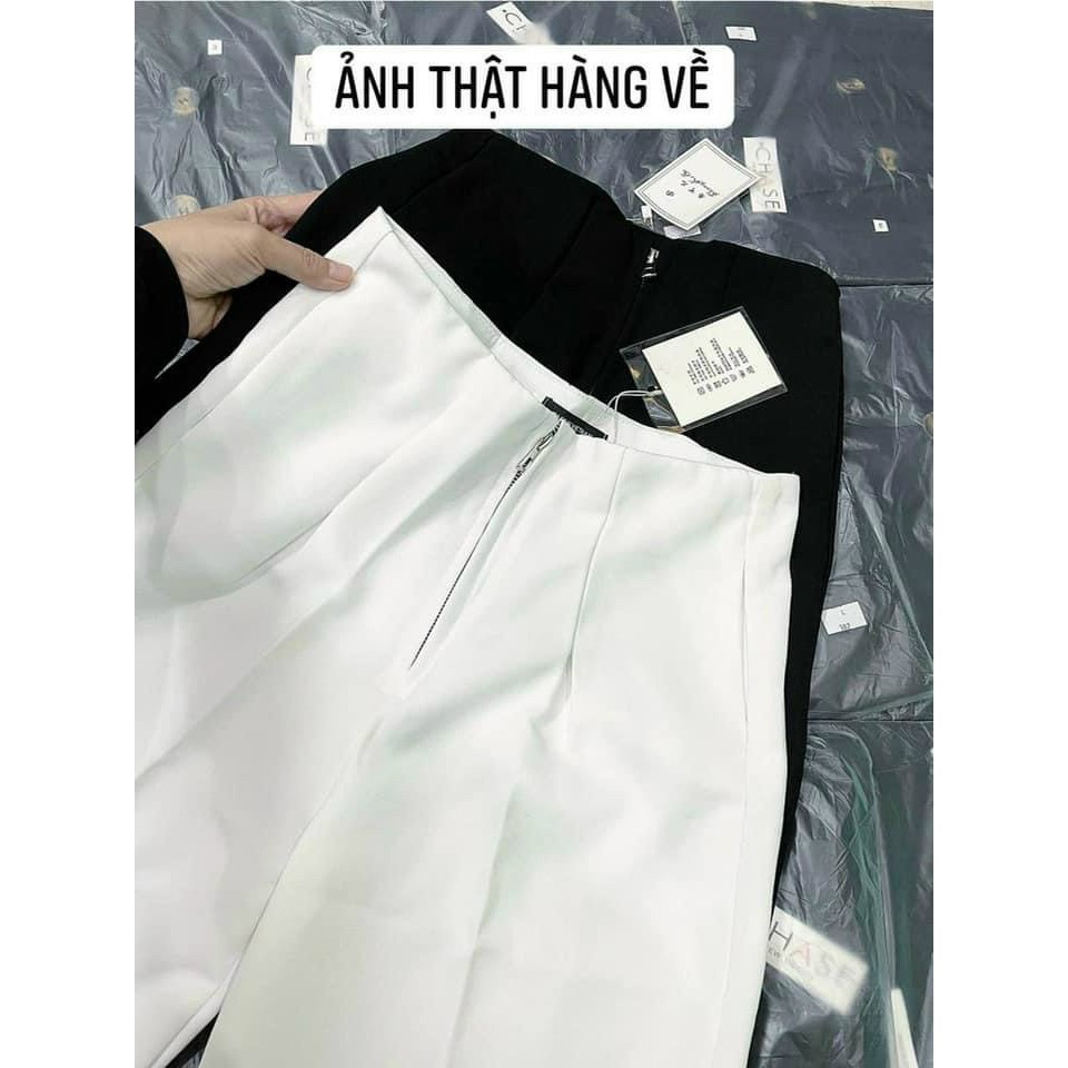 Quần baggy Nữ cạp cao