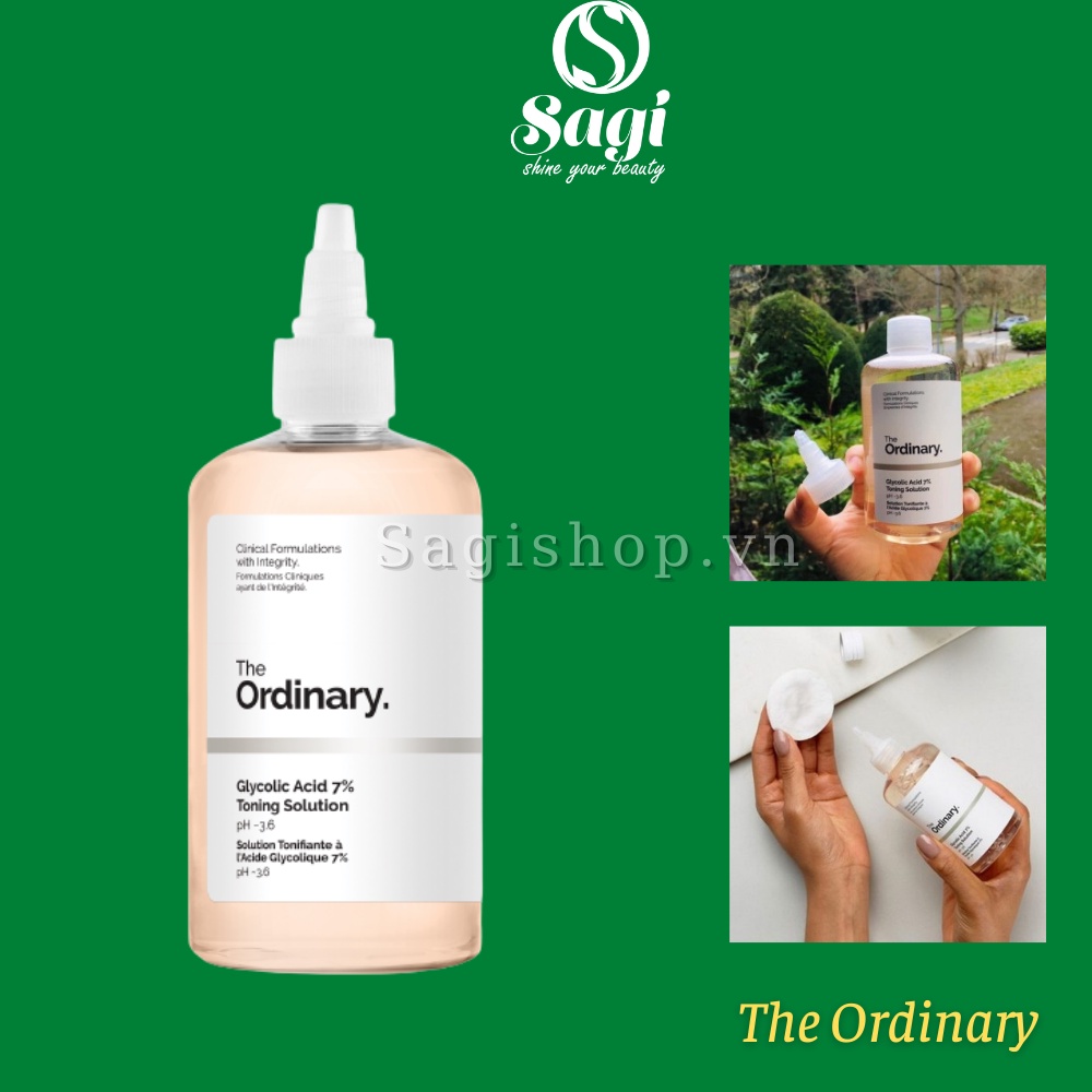 Toner Nước Hoa Hồng The Ordinary Glycolic Acid 7% Toning Solution pH~3.6