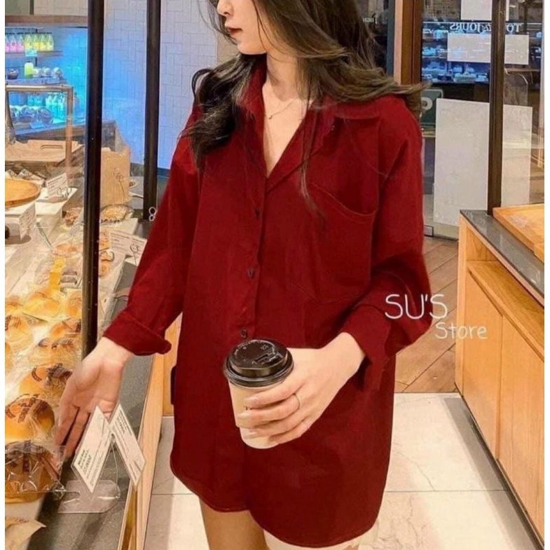 ❤️Áo sơ mi siêu hot chất liệu thô lụa ❤️
