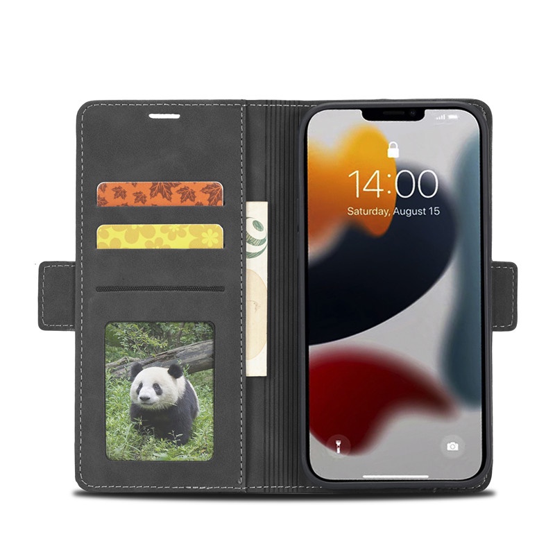 Ốp Lưng Kiểu Ví Tiền Cho IPhone 14 13 12 11 Pro Max XS Max X XR 13 Mini
