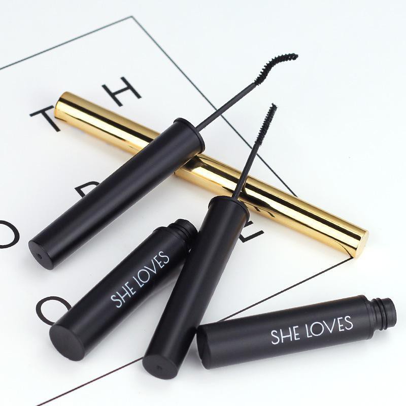 Mascara đầu cọ mảnh kháng nước không nhòe chuốt mi dài/cong vút
