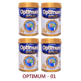 Bán sỉ - 347.238đ/lon - Combo 04 - Sữa bột Optimum Gold 1 900g - Vinamilk