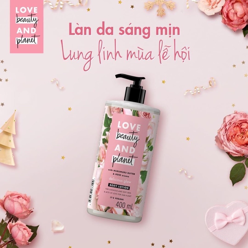 sữa tắm love beauty and planet 400ml hàng quà tặng