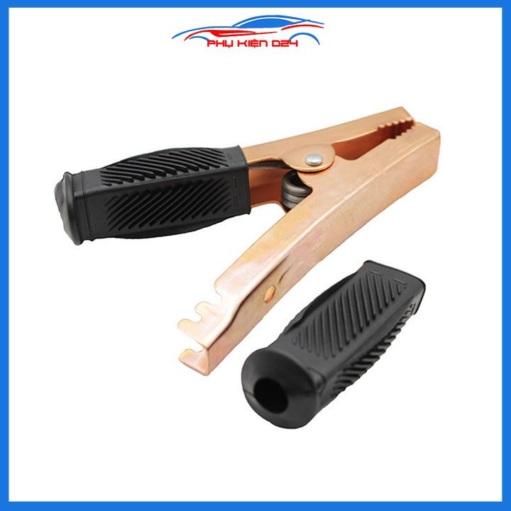 Bộ 2 Kẹp Ác Quy, Kẹp Cá Sấu Câu Bình Ô Tô 500A Cỡ Lớn 17x13x5cm
