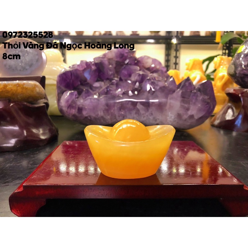Thỏi Vàng Đá Ngọc Hoàng Long Phong Thuỷ