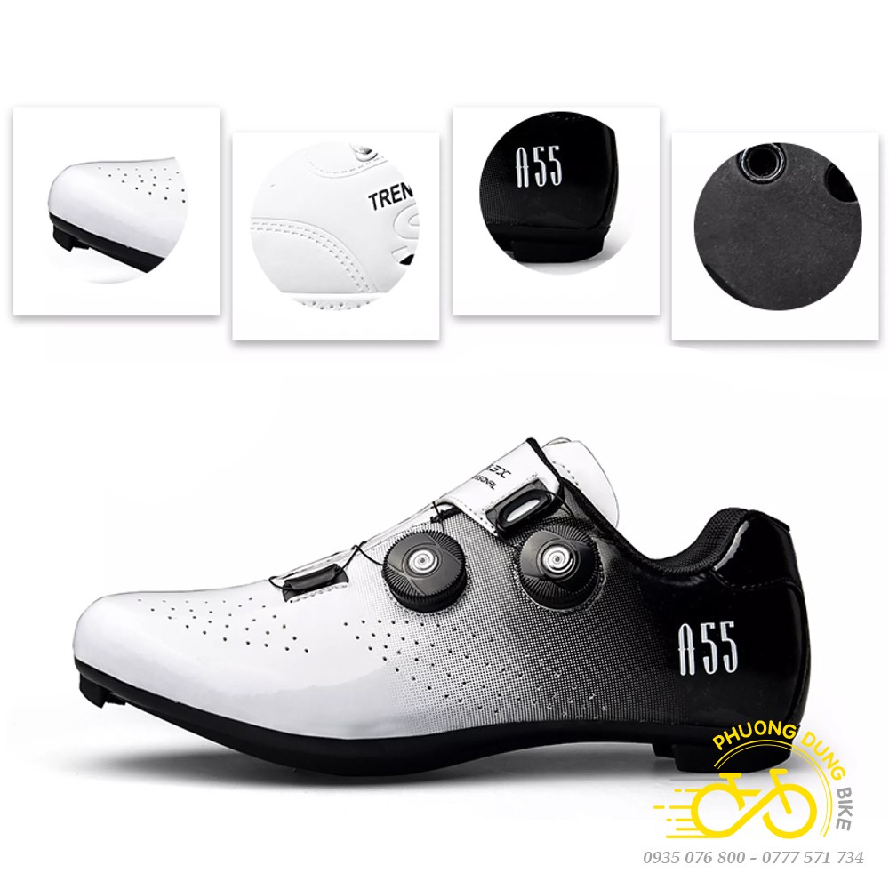 Giày can đi xe đạp thể thao Road, MTB CLAEE GX A55 - 2 Khóa Vặn