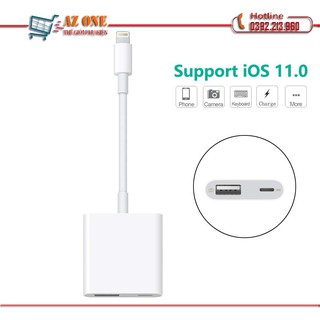  Cáp Chuyển Đổi Lightning to USB 3 Camera Reader Dành Cho Iphone, Ipad