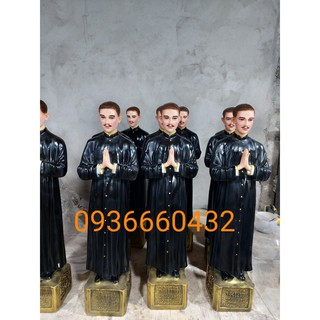 Tượng Cha Phanxico Trương Bửu Diệp 45cm nhựa composite áo đen chắp tay