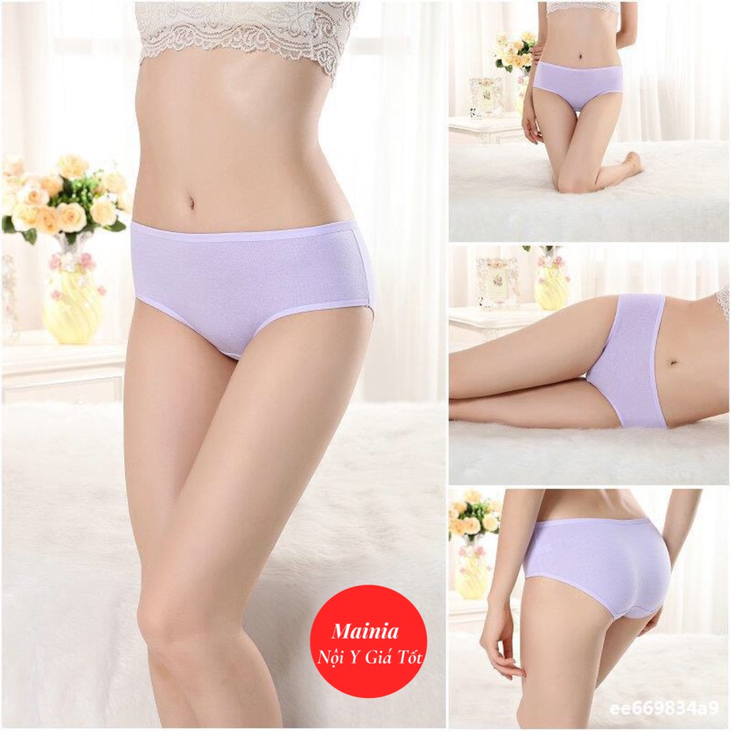 [Có Bigsize] Quần Lót Cotton Nữ PULO Xuất Mỹ Co Giãn Thấm Hút Mainia Shop | BigBuy360 - bigbuy360.vn