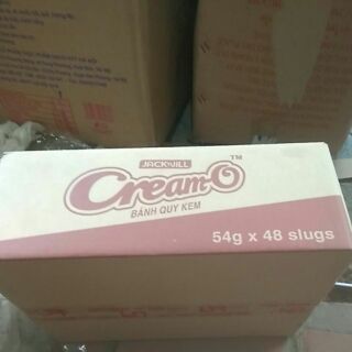 1 THÙNG BÁNH CREAM O (54g X 48 GÓI)