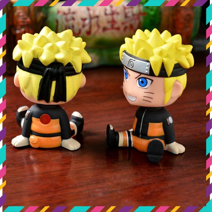 Mô Hình Naruto, Decor Trang Trí Ô tô - Trang Trí Góc Học Tập, Làm Việc - Kê Điện Thoại - Figure Naruto