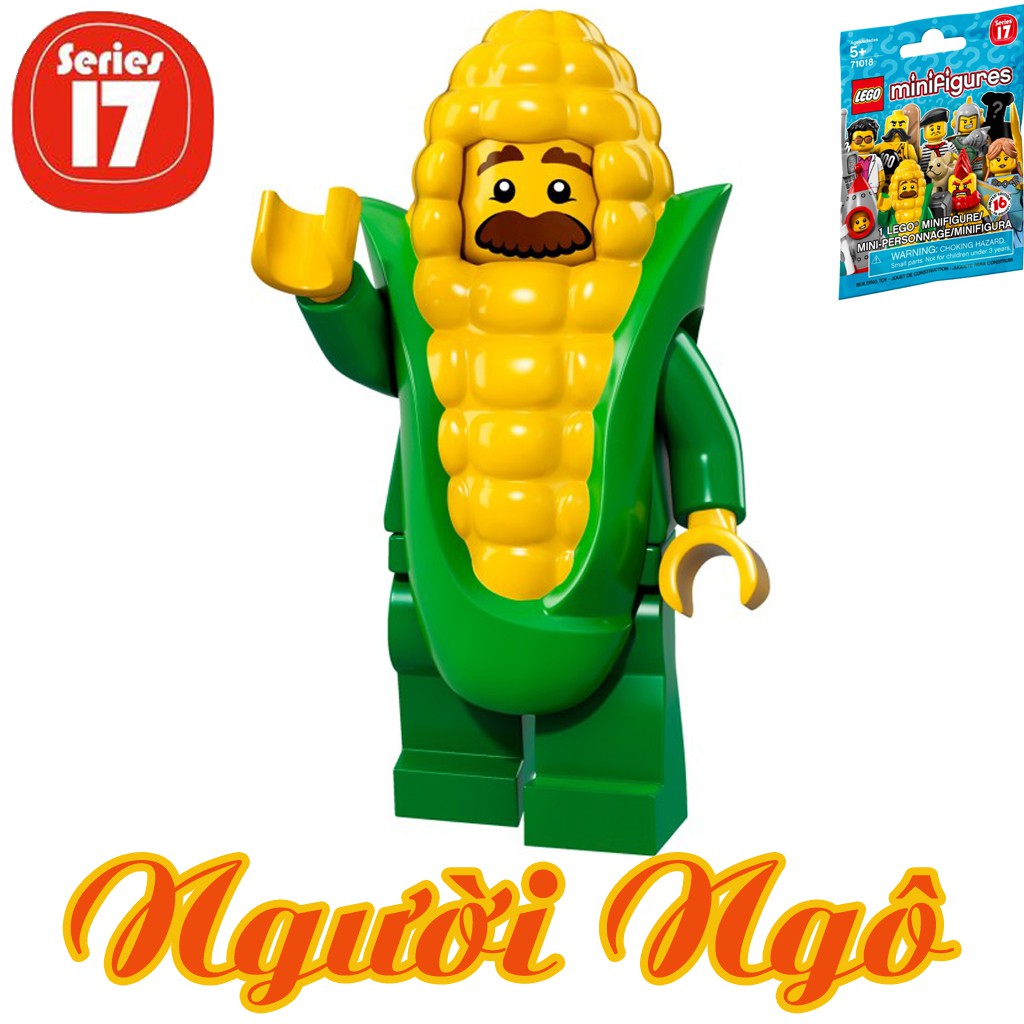 Đồ Chơi Lắp Ráp LEGO Minifigures Người Bắp Ngô Corn Cob Guy 71018 Series 17