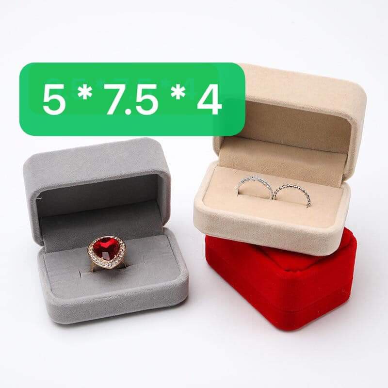 Hộp đựng trang sức DaLiA Jewelry chất liệu nhung đựng dây chuyền bông tai, lắc tay, lắc chân