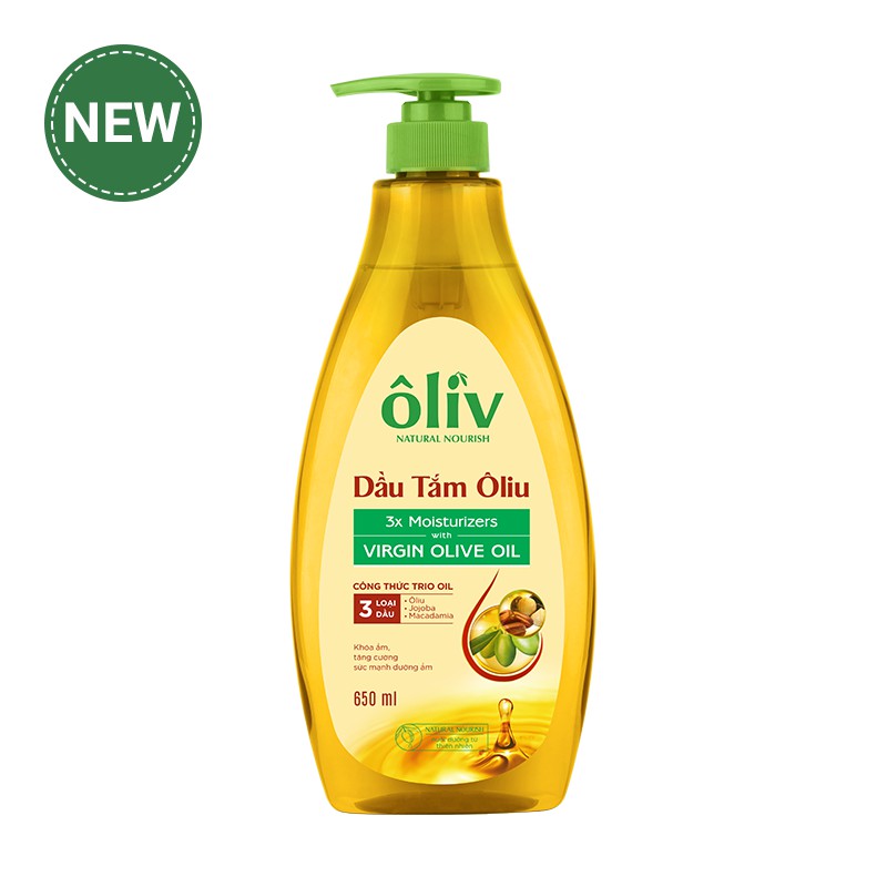 Dầu Tắm Ôliv Virgin Olive Oil 650ml