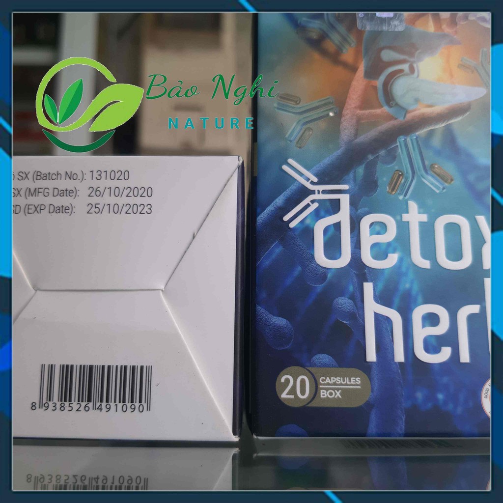 [COMBO 3 HỘP] Viên Uống DETOXHERB - Diệt Ký Sinh Trùng - Nâng Cao Đề Kháng - Chính Hãng Hộp 20 Viên | BigBuy360 - bigbuy360.vn