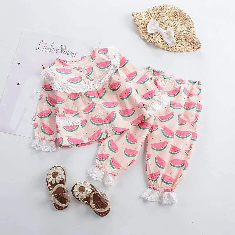 Bộ Pijama trái cây siêu xinh phong cách Hàn Quốc