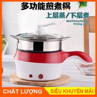 Nồi lẩu hấp mini 2 tầng đa năng chống dính 2 trong 1