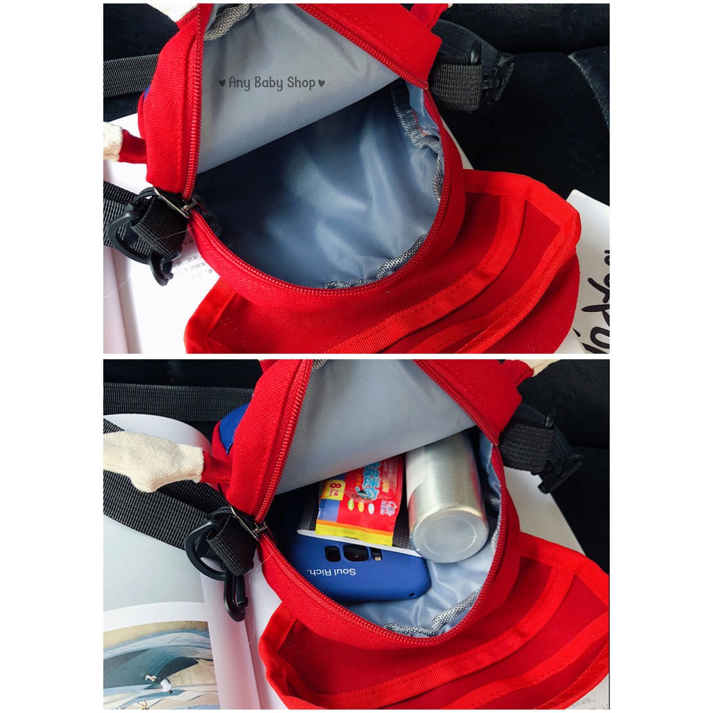 Túi đeo đi chơi ,đi Tết hình anh em nhà Super Mario cho cả người lớn và trẻ em với 2 màu cực xinh ( hàng có sẵn) ❣❣