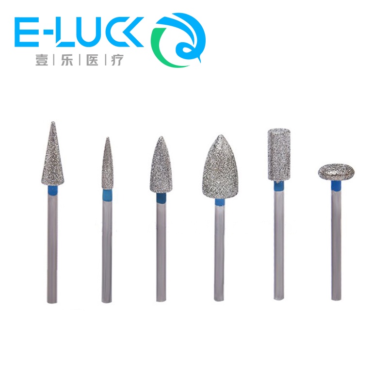 Set 3 Mũi Khoan Kim Cương Đánh Bóng Móng Tay Răng Miệng 2.35mm