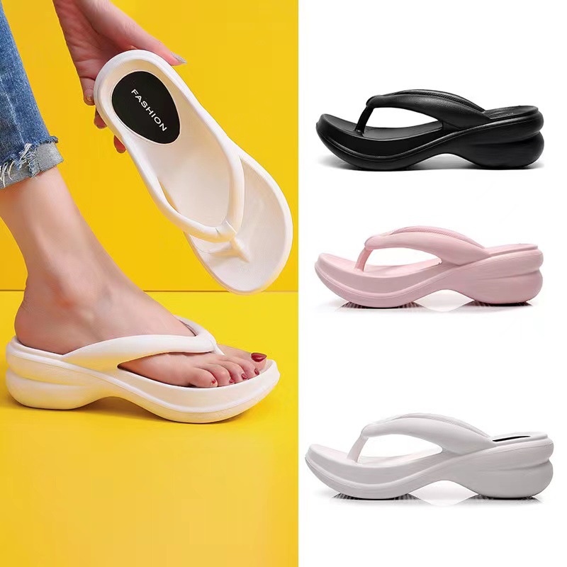 Sandal Đế Xuồng Tth133 6.5CM Thời Trang Mùa Hè Hàn Quốc 2022 Dành Cho Nữ