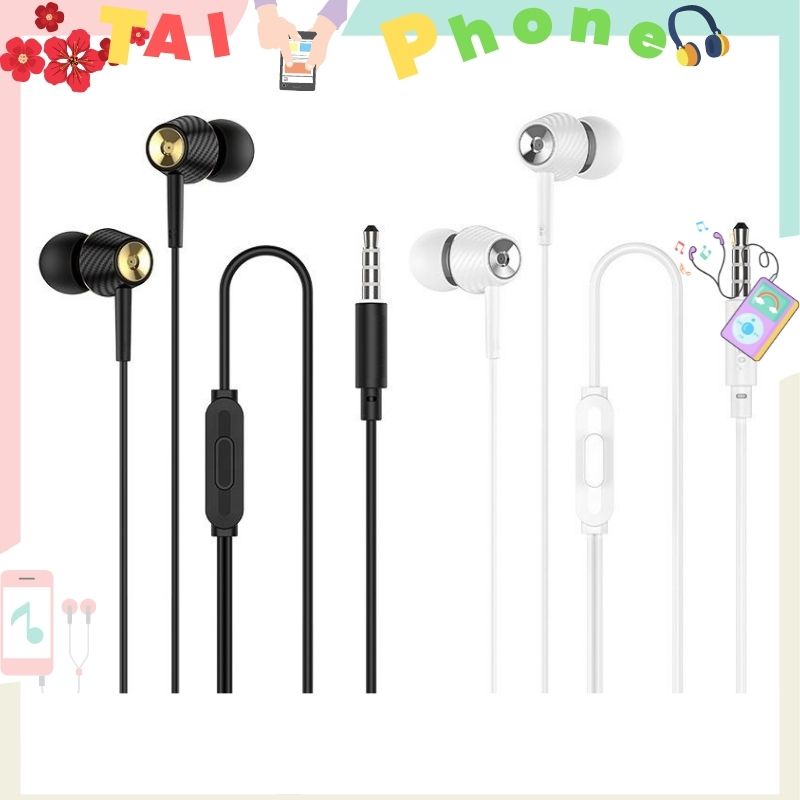Tai nghe có dây nhét tai chính hãng oneu m70 chống ồn bảo hành 1 đổi 1 trong 1 tháng với bất cứ lỗi gì