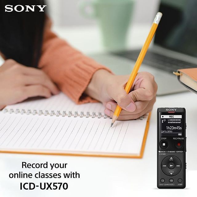 Máy ghi âm Sony ICD-UX570F | Chính Hãng Sony Việt Nam | Bảo Hành 12 Tháng