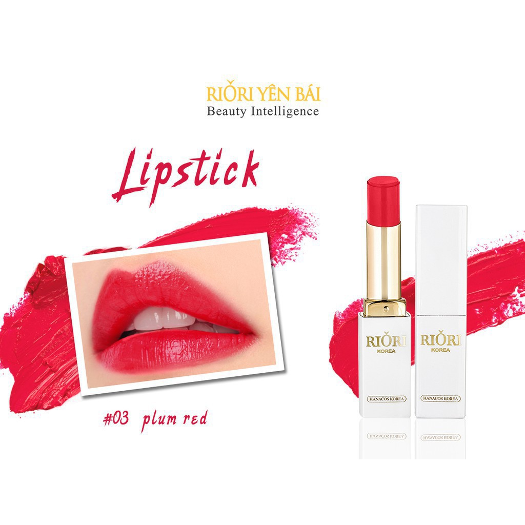 Son Dưỡng Môi ❤ RIORI Lipstick 03 - Plum Red | BigBuy360 - bigbuy360.vn