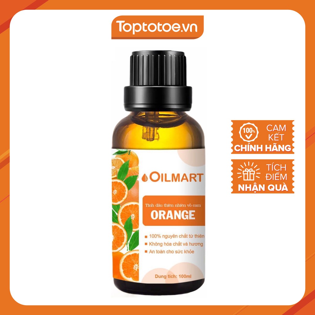 Tinh Dầu Thiên Nhiên Vỏ Cam Oilmart Essential Oils Orange