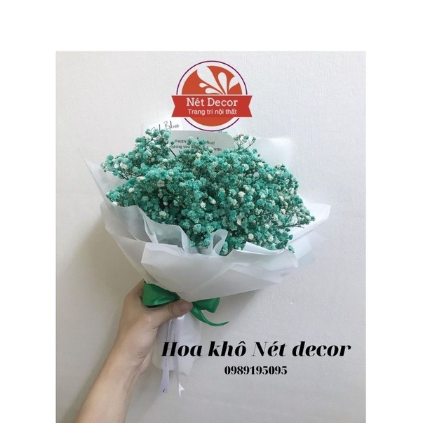 Bó hoa Baby khô gói sẵn làm quà tặng