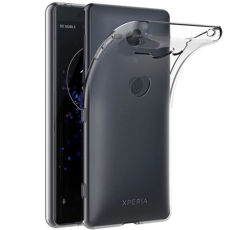 Ốp lưng silicon dẻo trong suốt dành cho Sony Xperia 5 1 10 XA2 XA1 Plus L3 XZ3 XZ2 XZ1 Premium Compact Ultra L1 L2 XZs