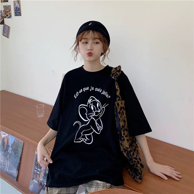 Áo thun tay lỡ form rộng_ Form dưới 65kg | BigBuy360 - bigbuy360.vn