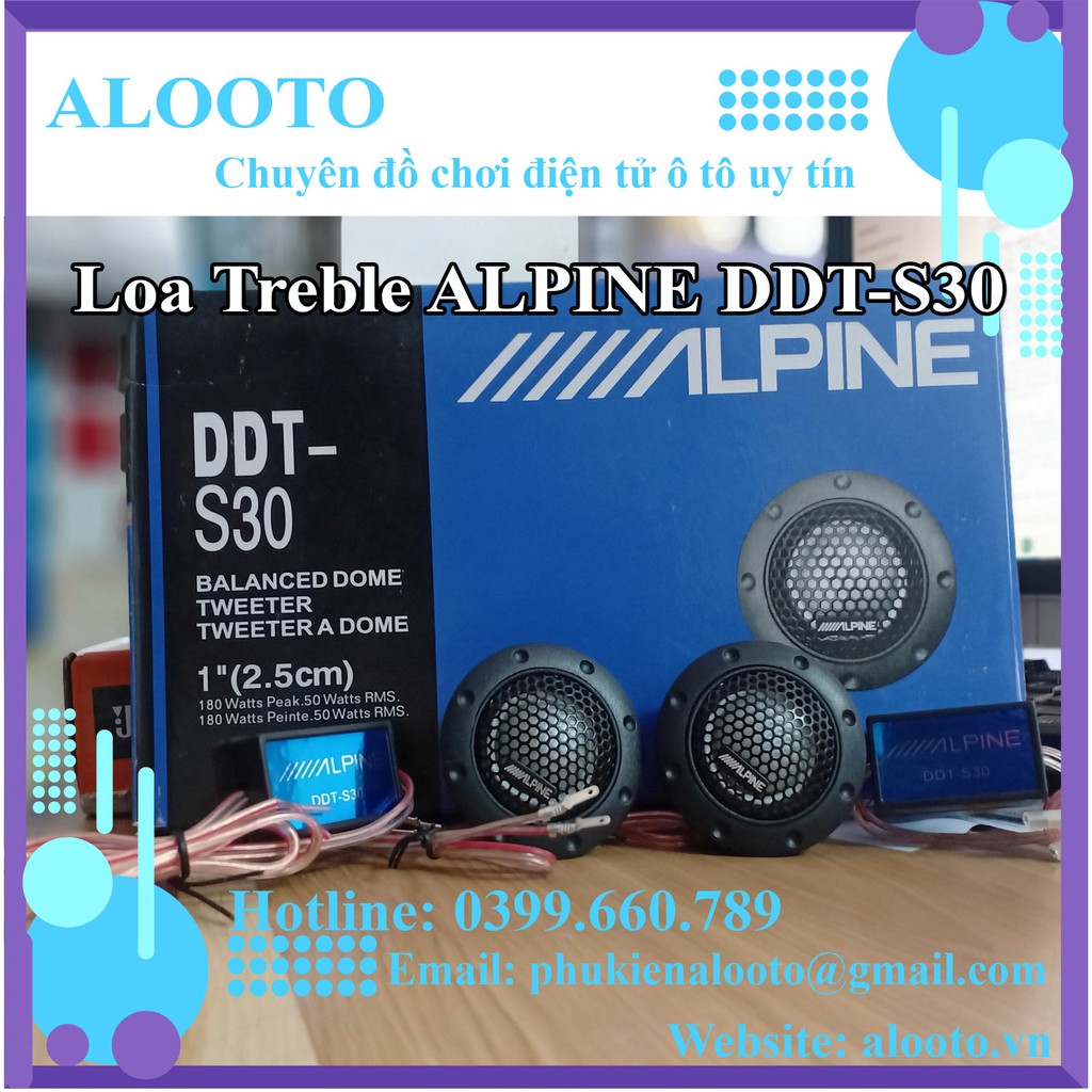 Loa treble Alpine DDT-S30 (25mm),hàng cao cấp đầy đủ phụ kiện.