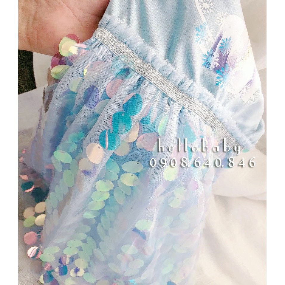 Váy đầm Elsa cho bé