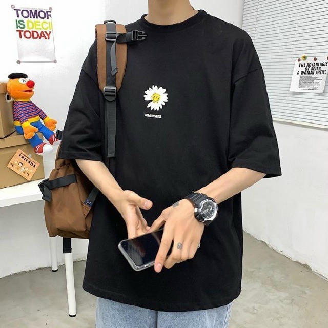 Áo phông form rộng tay lỡ unisex - khủng long đáng yêu - Sỉ số lượng lớn