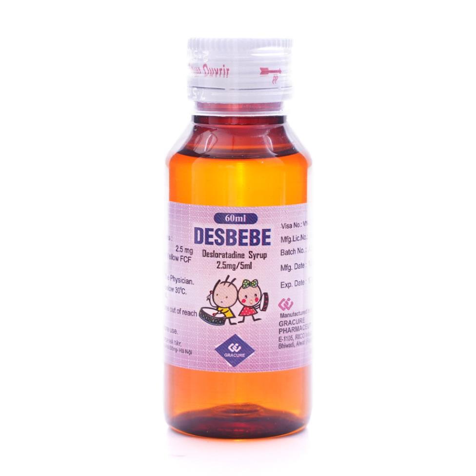 Desbebe siro ngăn tình trạng dị ứng, ổn định hệ miễn dịch cho trẻ  Lọ 60ml