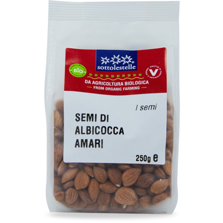 Nhân hạt mơ đắng hữu cơ Sottolestelle 250g