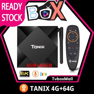 Đầu máy TV TANIX Tyix Tx6S Android 10.0 Allwinner H616 Max 4gb Ram Quadcore 6k Dual Wifi Tx6