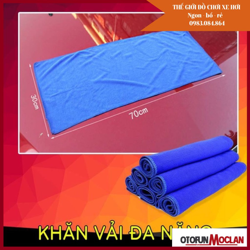 (Rẻ vô địch) khăn lau ô tô , khăn lau tóc không rụng bông siêu sạch siêu thấm size 35x75cm