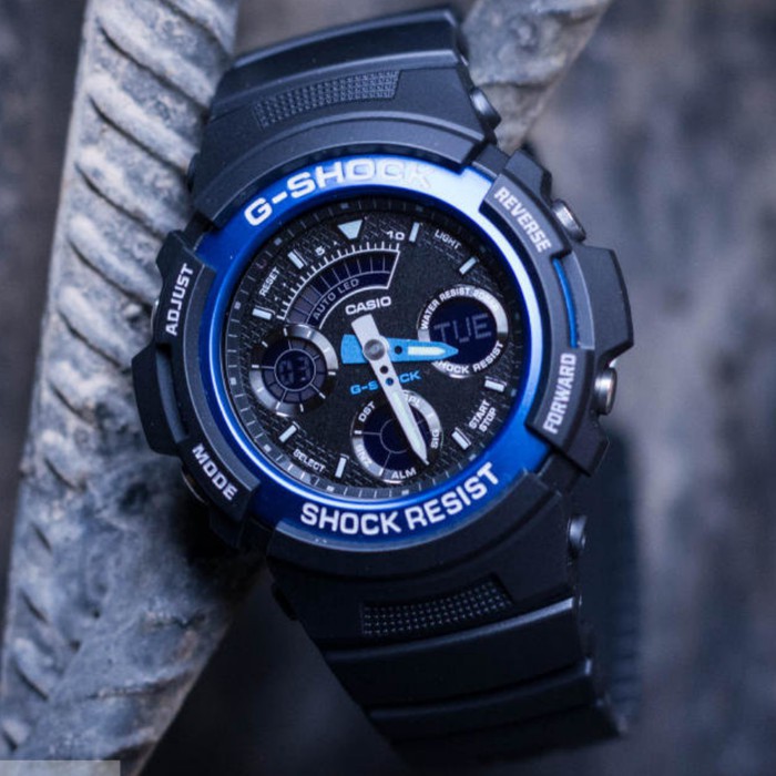 Đồng Hồ Casio Nam Dây Nhựa GSHOCK AW-591-2ADR Chính Hãng