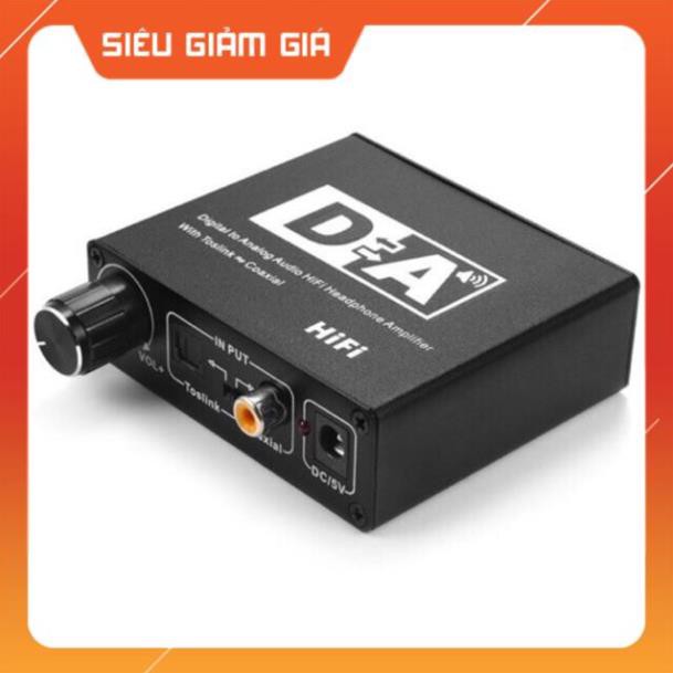 Bộ chuyển quang âm thanh optical ra AV có Volume chỉnh tiếng cho tivi âm lượng kém (tặng kèm dây quang) - Giá tốt nhất