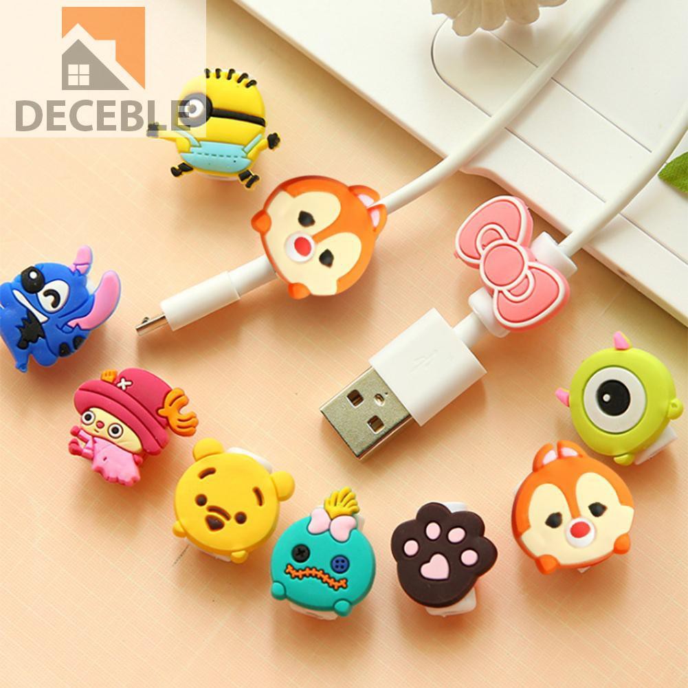 1 Phụ Kiện Bảo Vệ Dây Cáp Sạc Hình Hoạt Hình Đáng Yêu 8 Pin | BigBuy360 - bigbuy360.vn