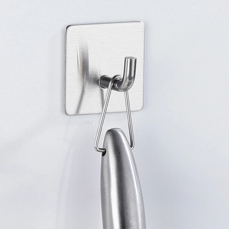 Móc Treo Đồ Dán Tường Bằng Thép Không Gỉ