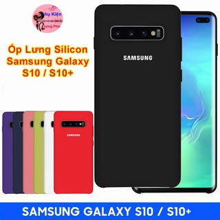 Ốp Lưng Silicon Samsung S10 / S10 Plus Gồm 5 Màu Tùy Chọn: Đỏ, Đen, Xanh Blue, Hồng, Vàng