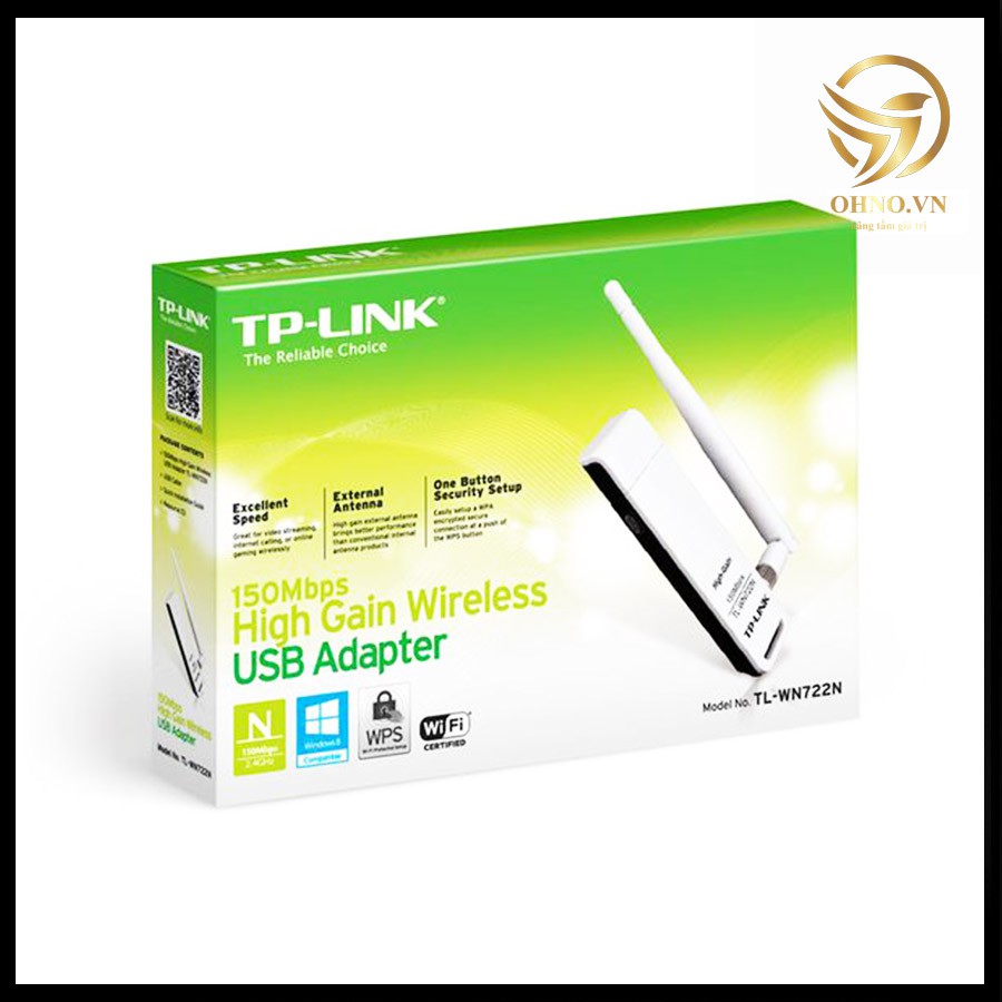 USB Wifi TP Link WN722N Bộ Thu Wifi Không Dây Cho Máy Tính Laptop PC Thiết Bị Thu Sóng Wifi – OHNO Việt Nam | BigBuy360 - bigbuy360.vn